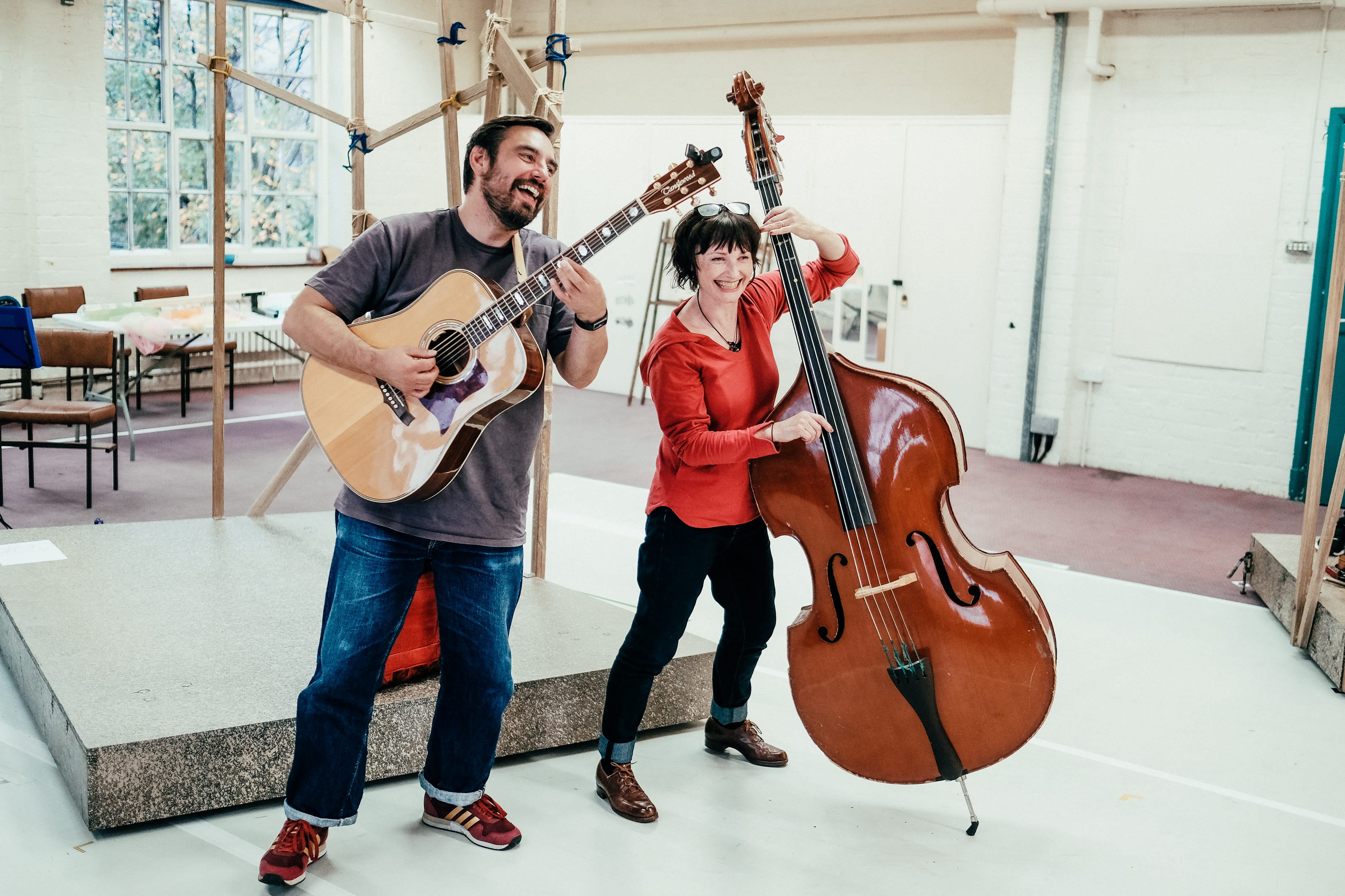 The Borrowers Cast in Rehearsals